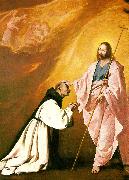 Francisco de Zurbaran, jesus appears before fr .andres de salmeron
